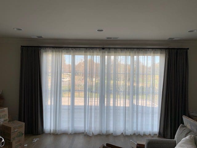 Installation of Draperies Wilson Pike